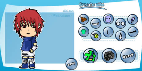 Crear avatars en Xiibi avatares manga