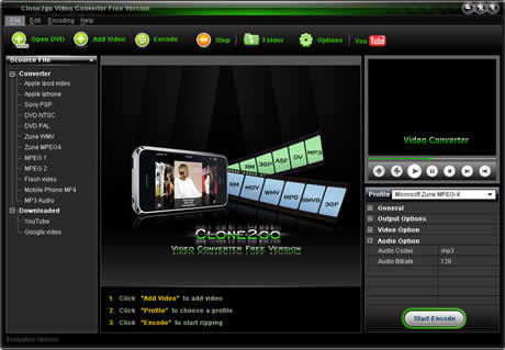 Convertir videos con Clone2go convertir videos gratis