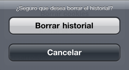 Como eliminar el historial, cookies y caché de Safari en iPhone, iPod y iPad