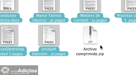 Como comprimir archivos en Mac