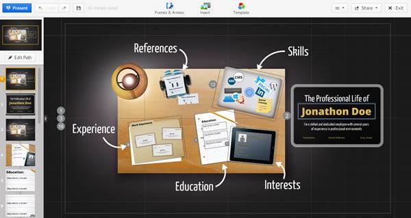 curriculum online prezi