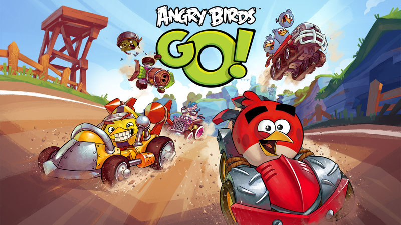 Descargar Angry Birds Go! para iOS, Android, Windows Phone 8 y BlackBerry Angry Birds Go keyart Angry Birds Go!, el juego de carreras de Rovio disponible para iOS, Android, Windows Phone 8 y BlackBerry