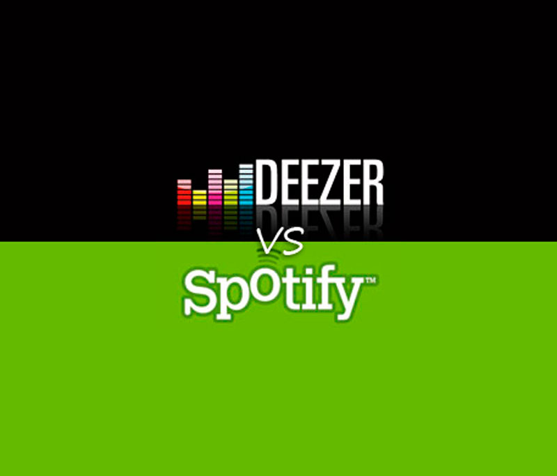 Escuchar Musica En Línea: Spotify Vs Deezer