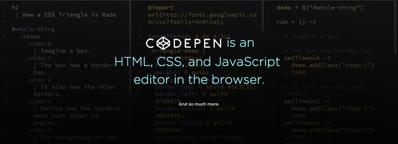 Editor HTML, CSS Y Javascript Online Con CodePen