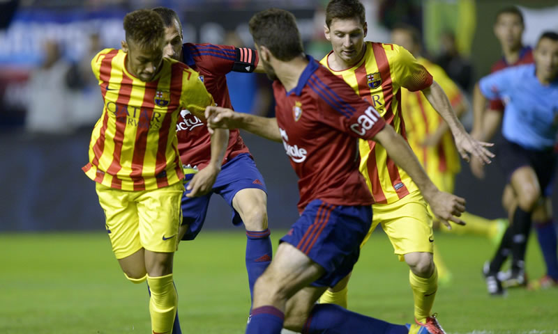 Barcelona vs Osasuna en vivo por internet, Liga Española 2014