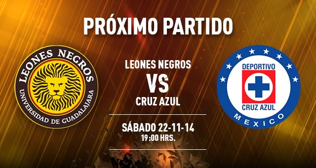 Cruz Azul vs Leones Negros, Jornada 17 del Torneo Apertura 2014