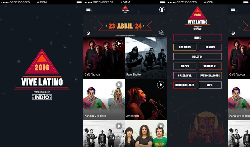 Descarga la App del Festival Vive Latino en tu iPhone, BlackBerry y en tu iPad