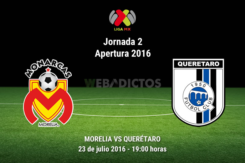 Morelia vs Querétaro, J2 del Apertura 2016 Resultado 22