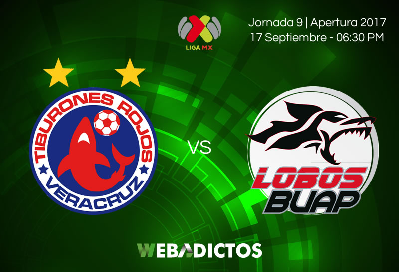 Veracruz vs Lobos BUAP, Jornada 9 Apertura 2017 