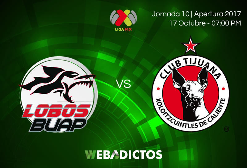 Lobos BUAP vs Tijuana, J10 Apertura 2017 | Resultado: 1-2