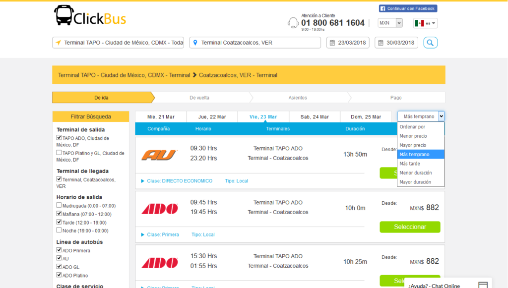 ClickBus Es El Sitio Que Te Permite Comparar Y Adquirir Boletos De ...
