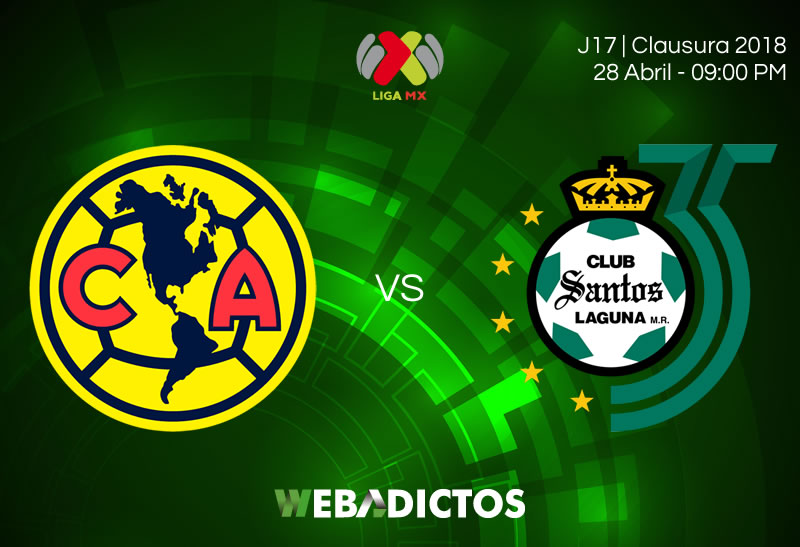 América vs Santos, J17 del Clausura 2018 ¡En vivo por 