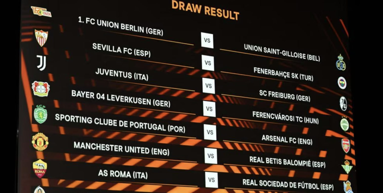 Europa League Así se jugarán los octavos de final