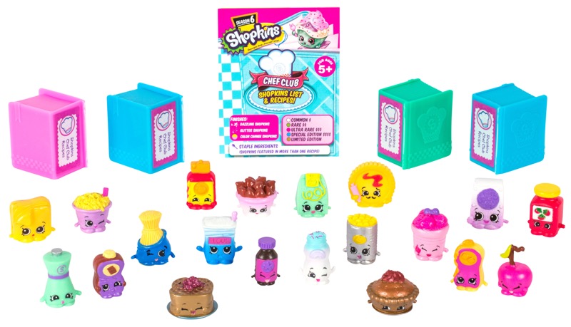 Llega la nueva temporada y los juguetes coleccionables de Shopkins El Club  del Chef